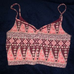 Crop top tank top